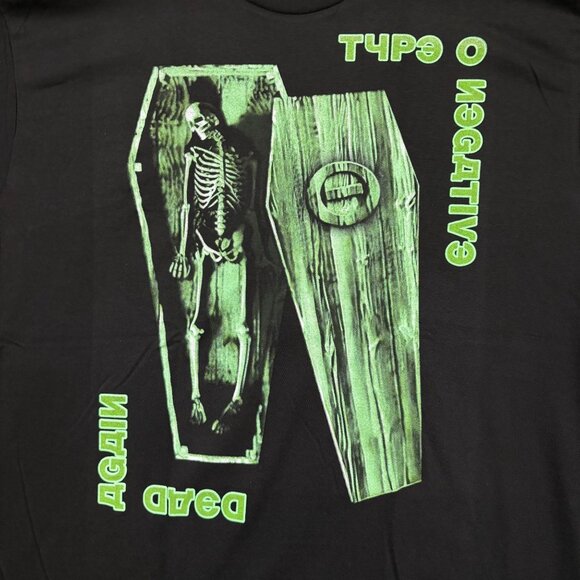 Type O Negative Dead Again Gothic Metal Band T-Shirt Size Large - Picture 2 of 4